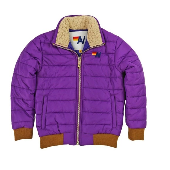 AVIATOR NATION-KID’S SUNBURST JACKET - PURPLE MAGIC - NWT - Picture 1 of 5